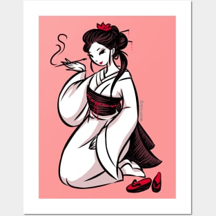 Geisha Posters and Art